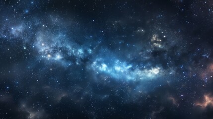 A starry night sky with a view of the Milky Way, providing a stunning cosmic background.