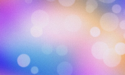 Wall Mural - soft, pastel colored background with bokeh lights and a subtle grainy texture