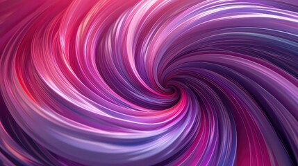 Wall Mural - pink and purple glossy spiral twirls in a mesmerizing vortex