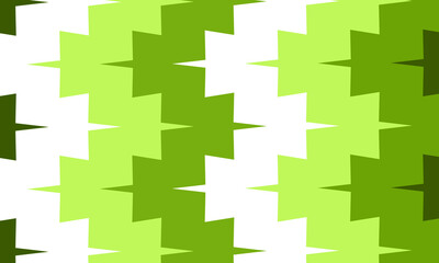 Puzzle pattern, green puzzle shape colorful geometric background.