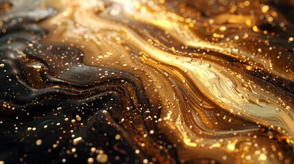 Wall Mural - luxurious gold background for design projects generative ai