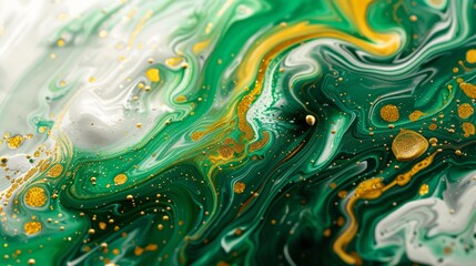 Wall Mural - vibrant acrylic art on white background for creative projects generative ai