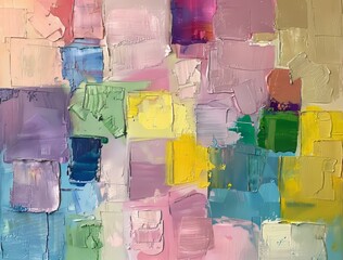 Wall Mural - vibrant pastel colors background for creative projects generative ai