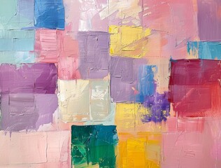 Wall Mural - vibrant pastel colors background for creative projects generative ai