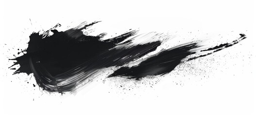 Wall Mural - vibrant brush stroke banner for creative projects generative ai