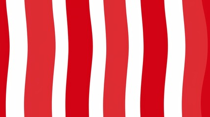 Wall Mural - vibrant red and white striped pattern for home decor generative ai