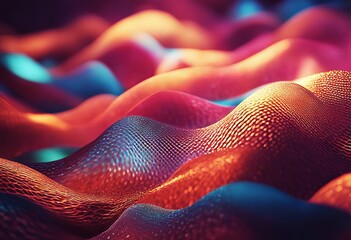 Wall Mural - light abstract glow flow wave glowing ai wavy glittering aig21 effect shapes generative curve