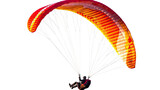 paraglider on transparent background