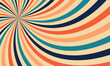 © _AsAnia_ - Colorful groovy 70s background. Sunburst retro vintage vector abstract backgrounds design