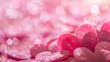 © Studios - Beautiful pink hearts background with copy space