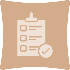 Poster - To Do List Glyph Art Box Icon