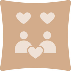 Poster - Couplegoals Glyph Art Box Icon