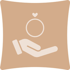 Poster - Purpose Couple Glyph Art Box Icon