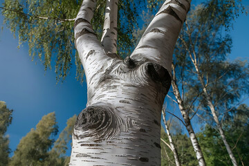 Canvas Print - tree trunks