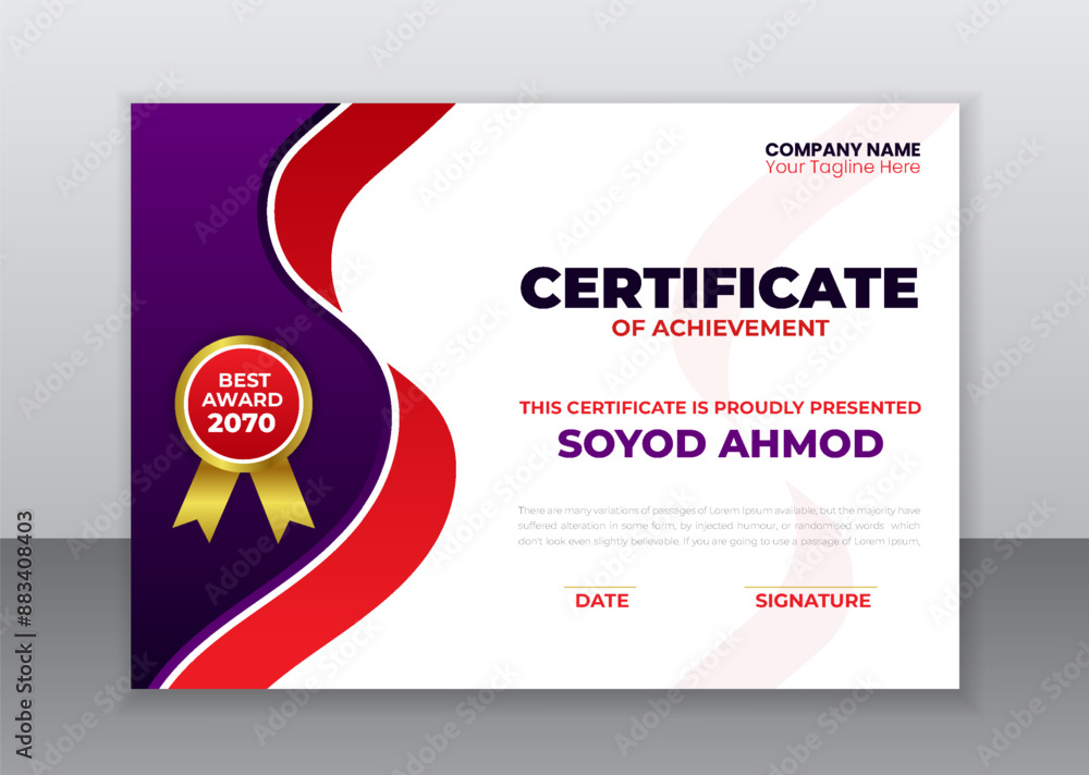 Recognitiond Design Minimal Creative certificate appreciation, Business certificate ...