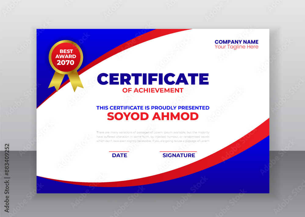 Modern Business Creative certificate appreciation, Business certificate ...