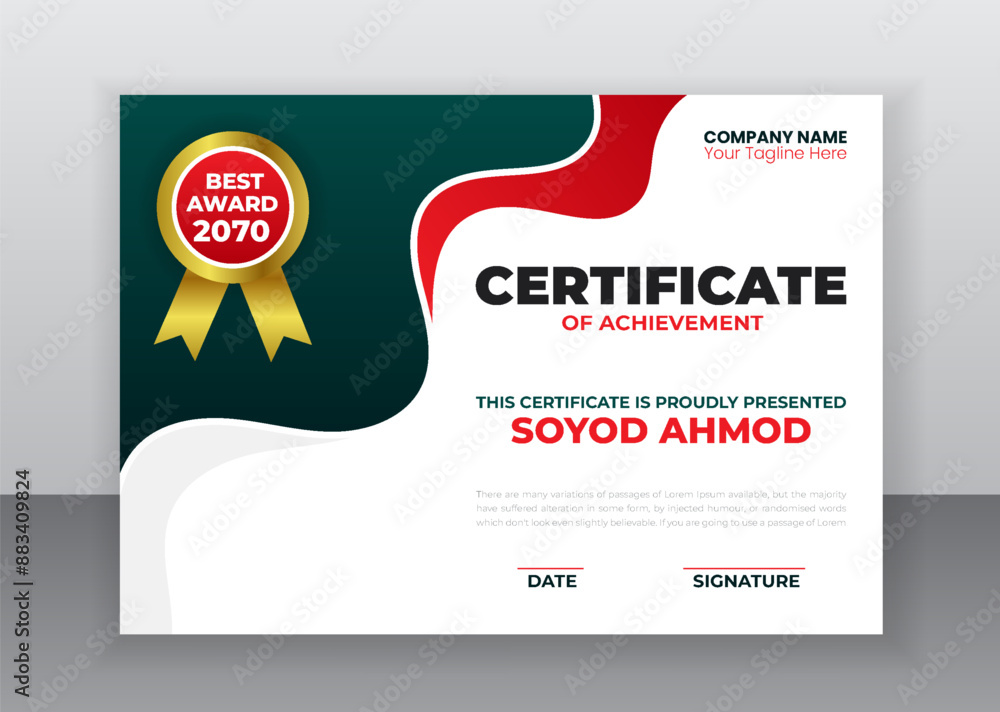 Modern Business Creative certificate appreciation, Business certificate ...