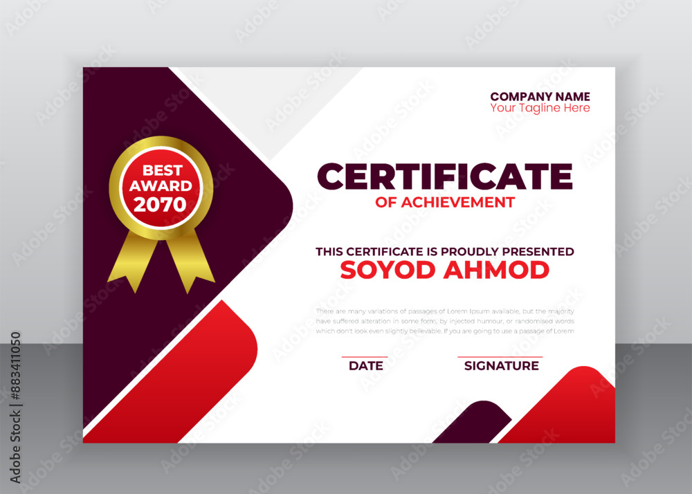 Modern Business Creative certificate appreciation, Business certificate ...