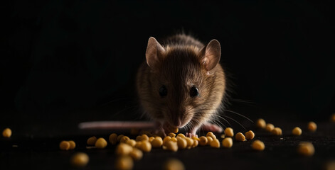 mice eat at night, mice