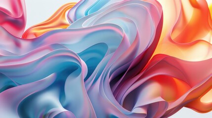 Poster - A vibrant and detailed image of a colorful liquid substance, perfect for use in science, education, or marketing contexts