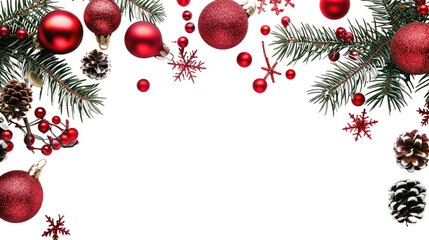 Wall Mural - christmas background on a transparent background