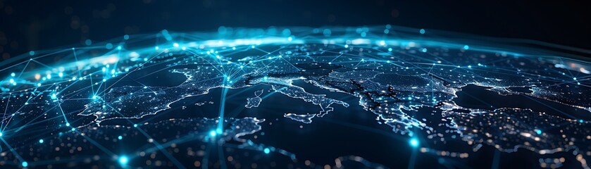Aufkleber - Global Network Connectivity