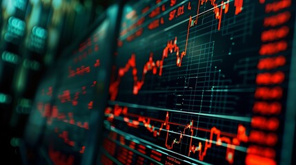 Poster - Stock Market Data Analysis Display
