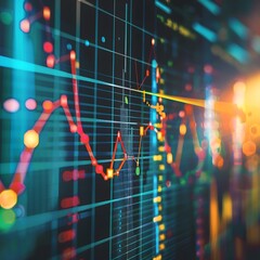 Poster - Financial Data Visualization - Stock Market Trends and Analysis