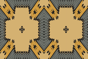 Wall Mural - Seamless Ethnic Pattern Design. Ethnic Oriental Ikat Pattern Traditional Design. Ethnic Oriental Pattern Traditional Design for Background, Carpet, Clothing, Wrapping, Fabric, Embroidery