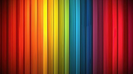 Wall Mural - Elegant colorful striped wallpaper, Generate AI.