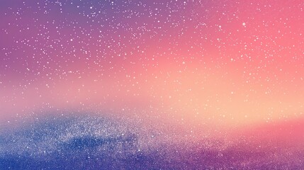 Wall Mural - abstract background with a gradient of pink and blue and white glitter.