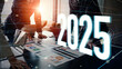 © metamorworks - ビジネスとネットワーク　2025年新年イメージ　ビジネス向け年賀状素材