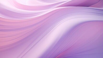 Wall Mural - smooth dynamic abstract waves and lines in lilac pink and purple