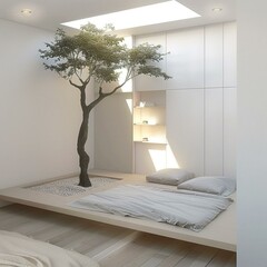 Poster - modern bedroom room