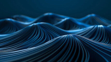 Abstract blue background with flowing lines for futuristic concept. Dynamic waves. Blue Colors Abstract Background. blue digital background.