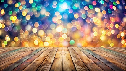 Poster - Abstract background with a modern texture floor interior and defocused bokeh effect , bokeh, background, modern, texture