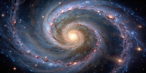 Wall Mural - a breathtaking image of the stunning southern pinwheel galaxy , astronomy, photography, southern pin