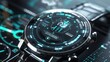© Muhammad - A smartwatch interface displaying a holographic personal assistant