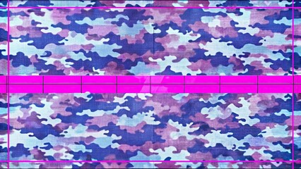 Sticker - Camouflage blue military pattern for fabric printing, camouflage, blue, texture, military, pattern, clothing