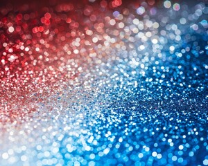 Wall Mural - Patriotic glitter sparkle background in red, white, and blue for voting and election events