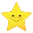 © Misterwrongtime - star smile face cartoon cute