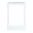 © MFKRT - Realistic polaroid frame photo template, instant photo frame isolated in transparent PNG.