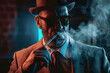 © john - boss smoking, gangster