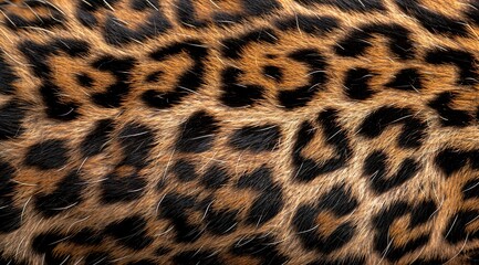 Sticker - leopard fur texture