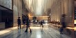 © imlane - luxury hotel lobby with people motion blur, hotel lobby luxury vogue shot minimalistic