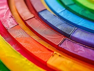 Poster - Colorful Rainbow Stripes
