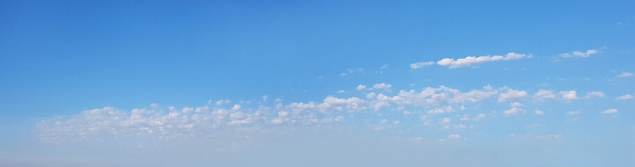Wall Mural - blue sky background, white cloud and copy space