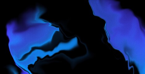 blue beautiful abstract marble gradient and dark color on black grainy texture background soft noise