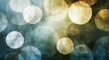 Wall Mural - abstract background with circles