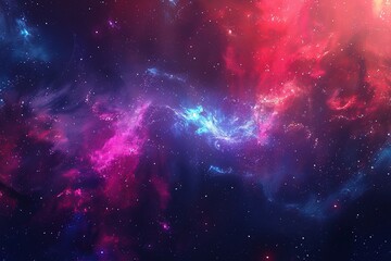 Wall Mural - incredible abstract background of a colorful space galaxy cloud nebula. starry night cosmos. univers